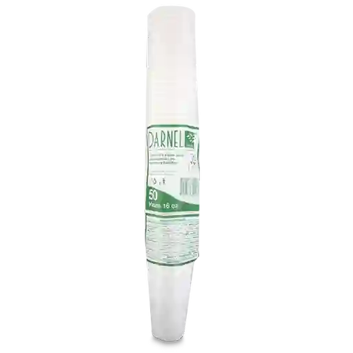 Darnel Vaso Naturals Blanco Babidas Frías 16 oz